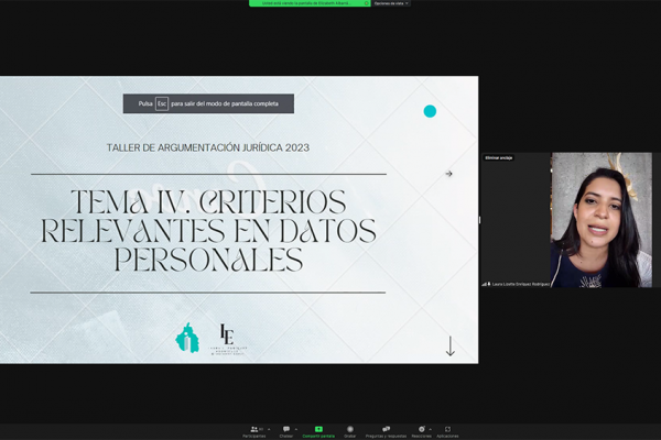TALLER ARGUMENTACIÓN JURÍDICA 