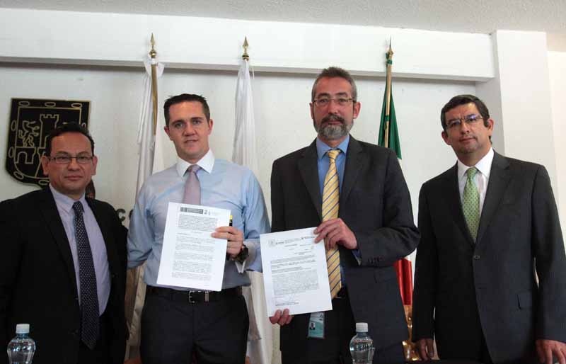 Firma Convenio Delegación Cuajimalpa de Morelos