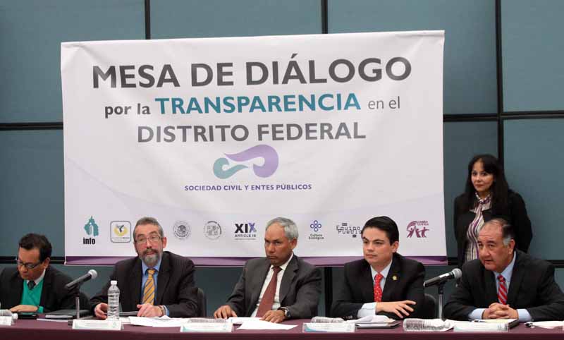 Mesa de diálogo por la transparencia