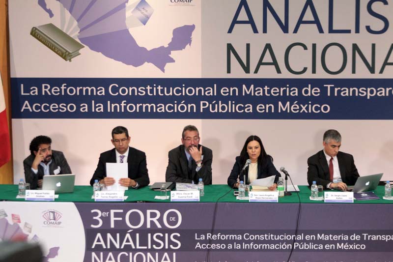 Tercer Foro Nacional Reforma Constitucional en Transparencia